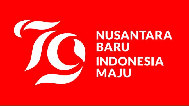 Logo HUT ke-79 RI dengan tema Nusantara. 