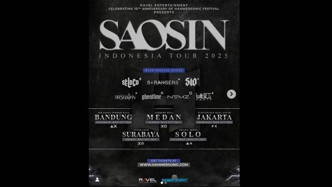 Konser Saosin di Jakarta