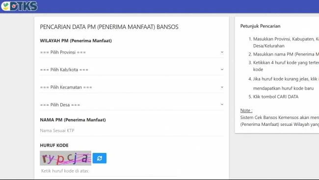 Cara cek bansos BPNT dan PKH April 2026 via aplikasi, mudah dan cepat