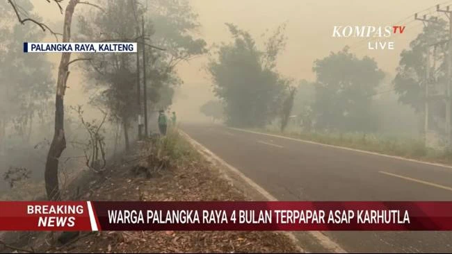 kabut-asap-karhutla-kembali-menebal-di-palangka-raya-siswa-berpotensi-ikut-ujian-secara-daring