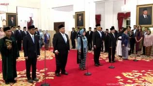 Selain Mendiktisaintek Prabowo Juga Melantik Pejabat BPS BPKP dan BSSN