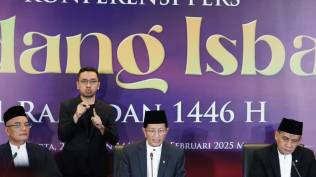 Hasil Sidang Isbat Pemerintah Tetapkan 1 Ramadan 1446 H Jatuh pada 1 Maret 2025