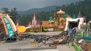 Dedi Mulyadi Targetkan Pembongkaran Hibisc Fantasy Puncak Rampung Sebelum Lebaran