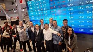 Dasco dan Misbakhun ke BEI usai Pembekuan Perdagangan Beri Dukungan agar Pasar Stabil