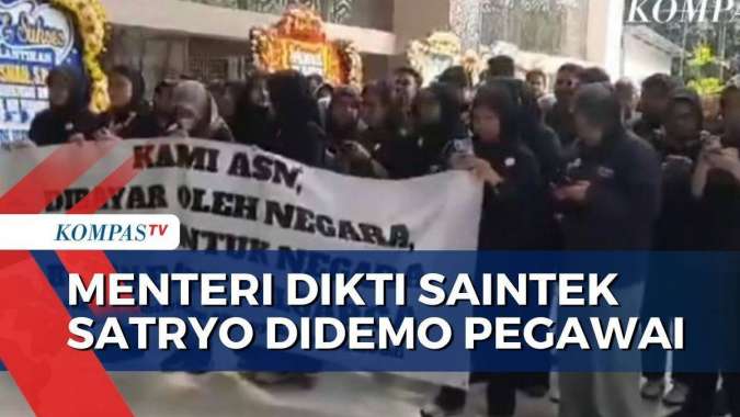 Menteri Dikti Saintek Satryo Didemo Pegawai Diduga Karena Sikap Otoriter dan Semenamena
